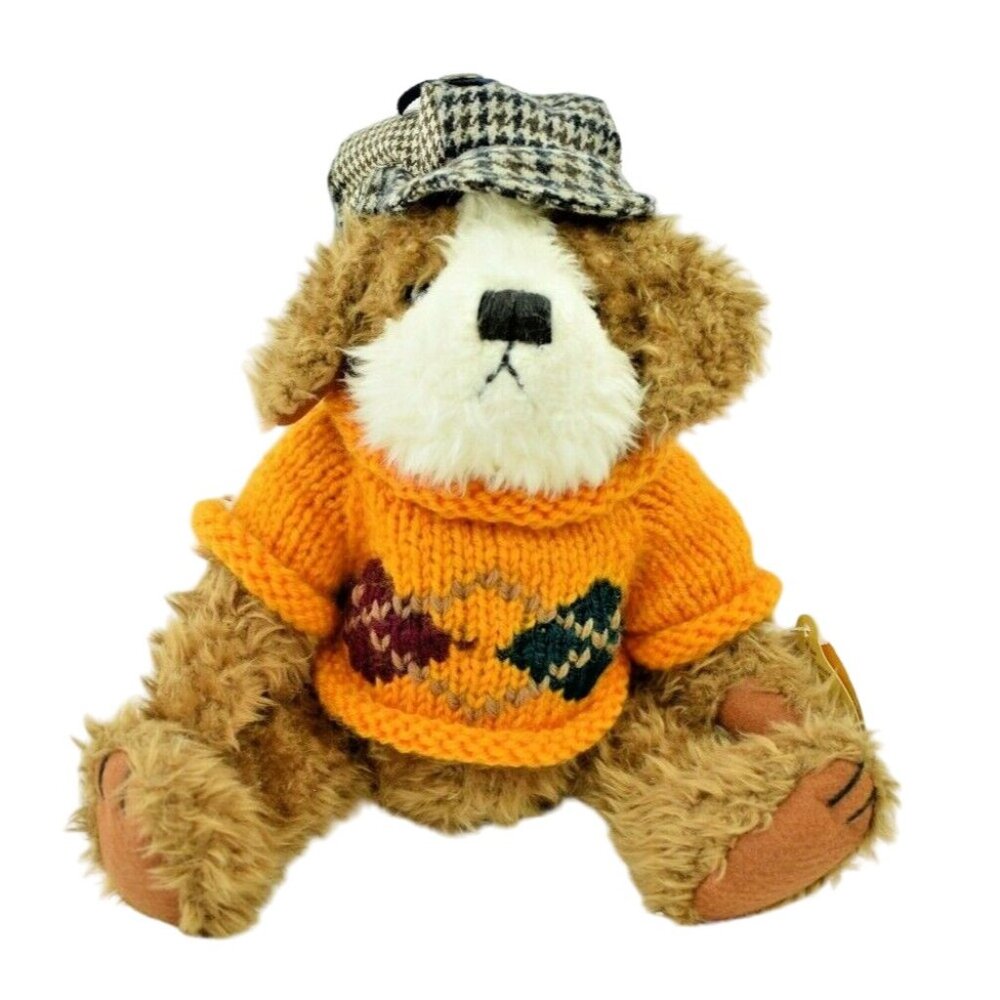 Brass Button Collectibles Pickford Bears Augie Dog of Friendship Jointed Plush